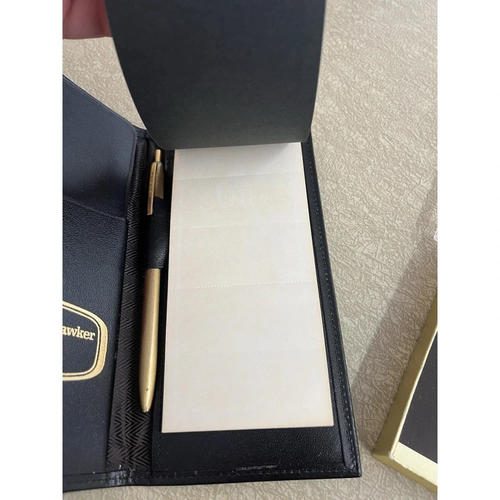 Vintage Amity Wallet Notepad Billfold NEW Deadstock Beechcraft Notepad & Pen Set